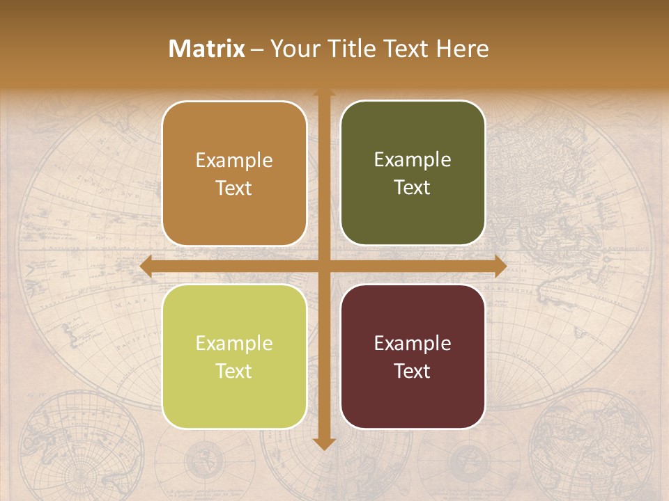 Old Map PowerPoint Template