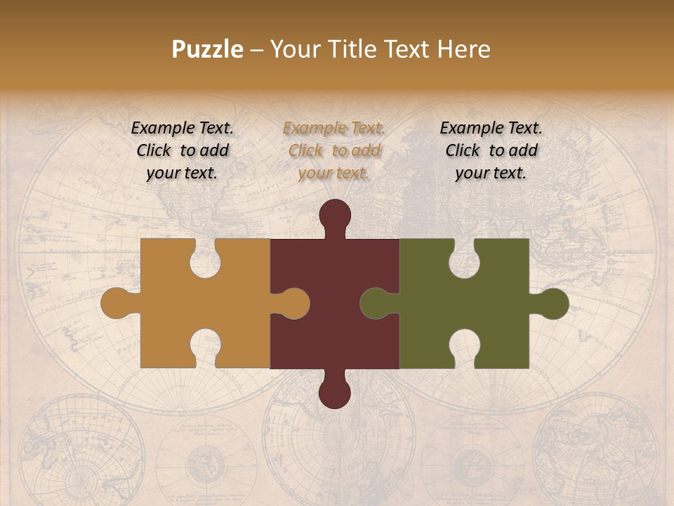 Old Map PowerPoint Template