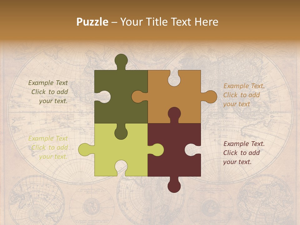Old Map PowerPoint Template
