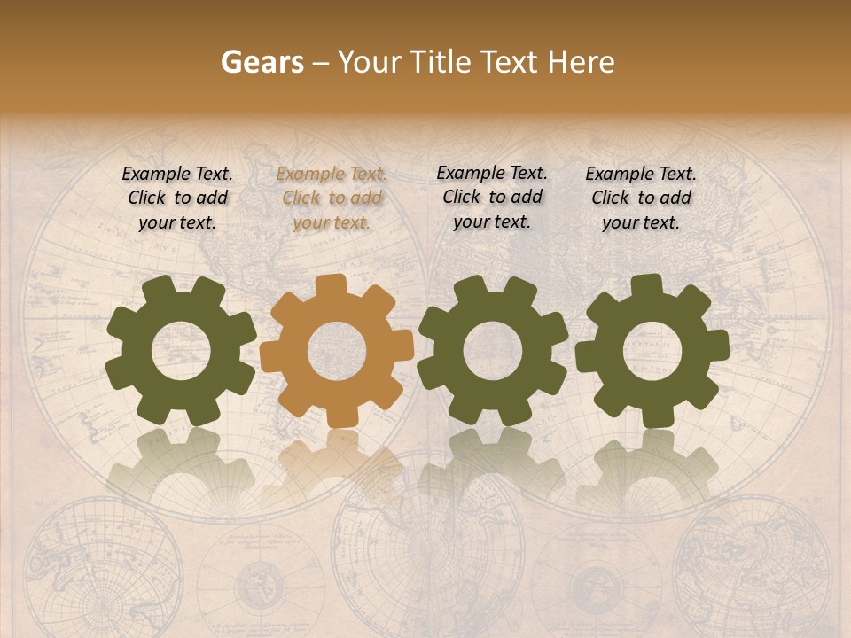 Old Map PowerPoint Template