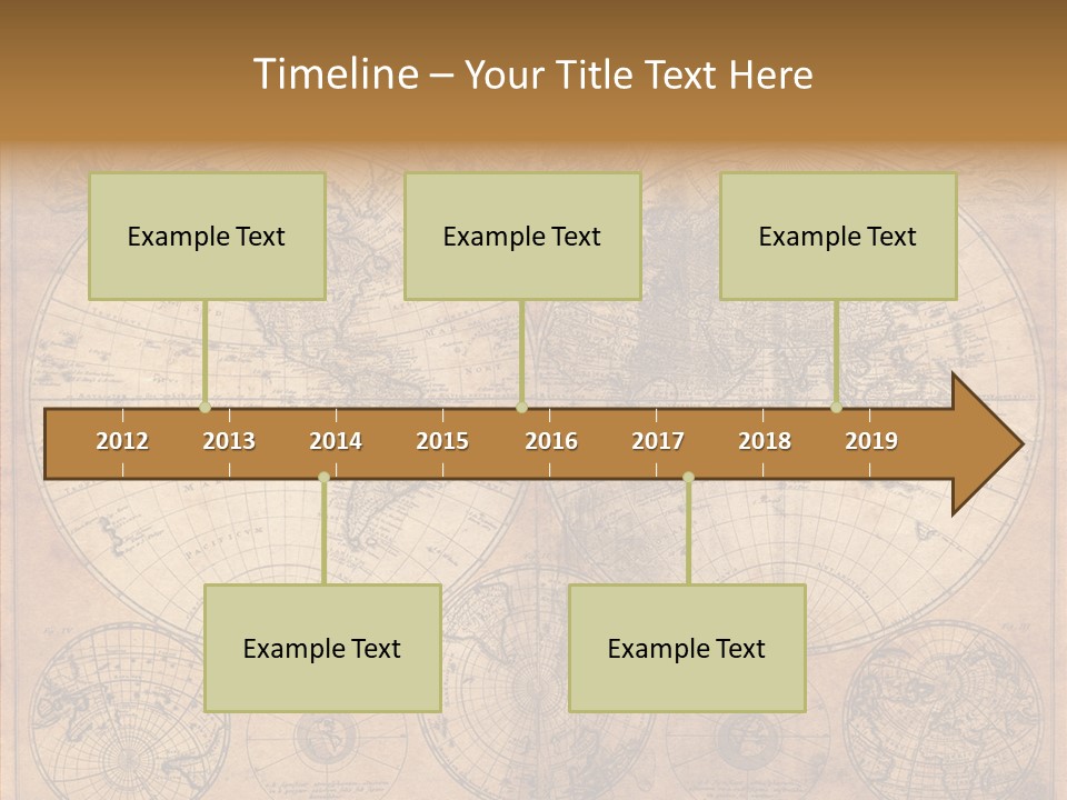 Old Map PowerPoint Template