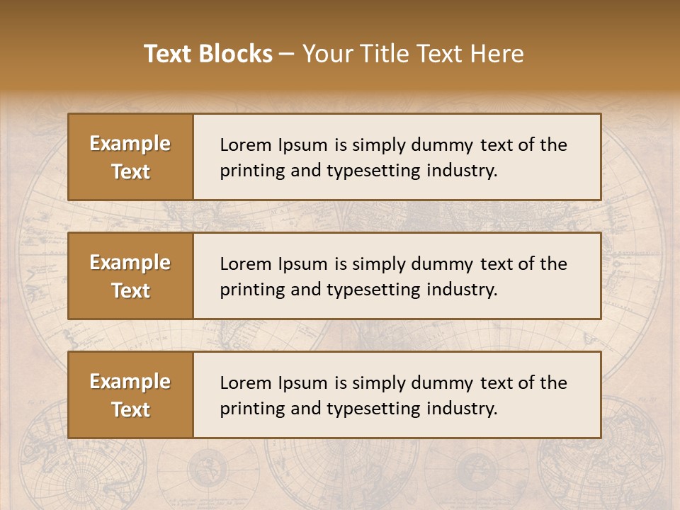 Old Map PowerPoint Template
