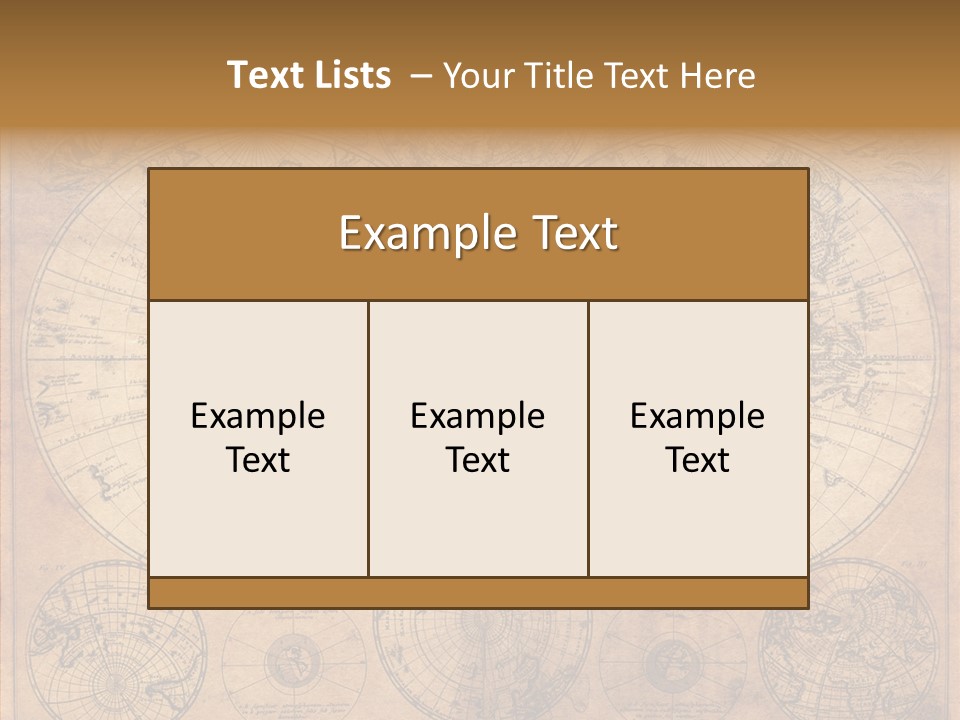 Old Map PowerPoint Template