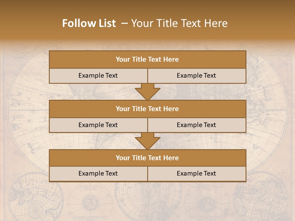 Old Map PowerPoint Template