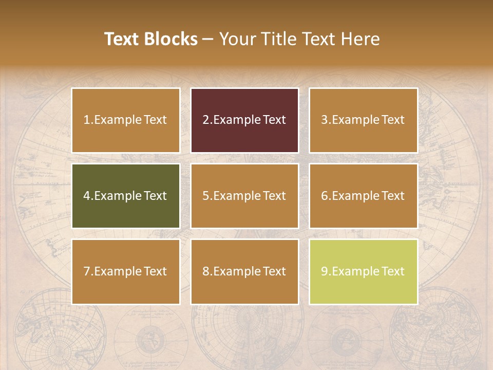 Old Map PowerPoint Template