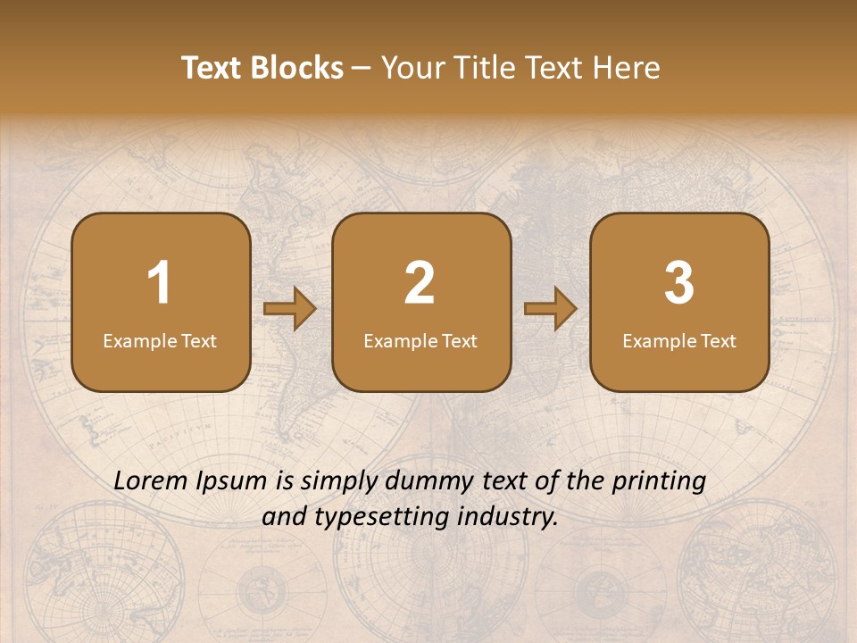 Old Map PowerPoint Template