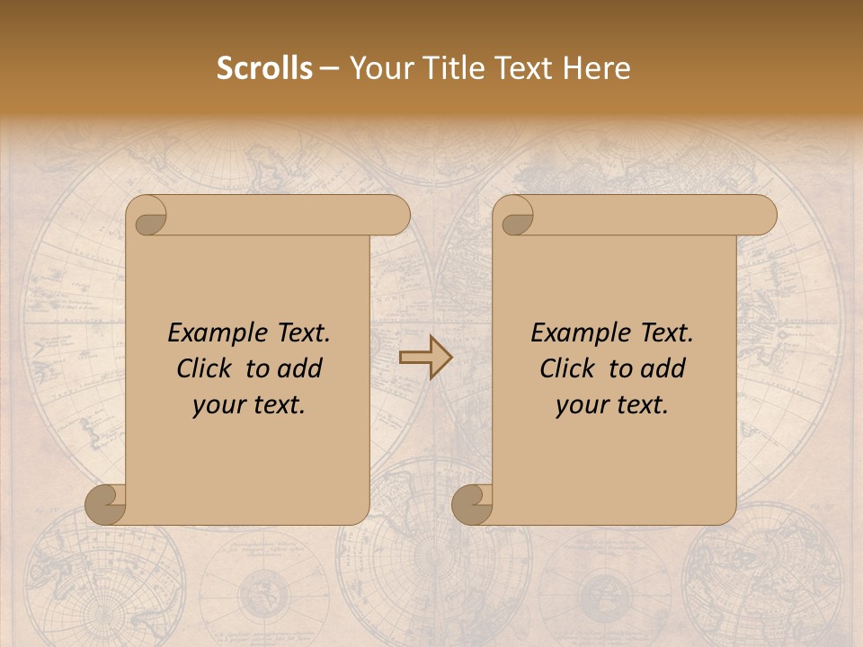 Old Map PowerPoint Template