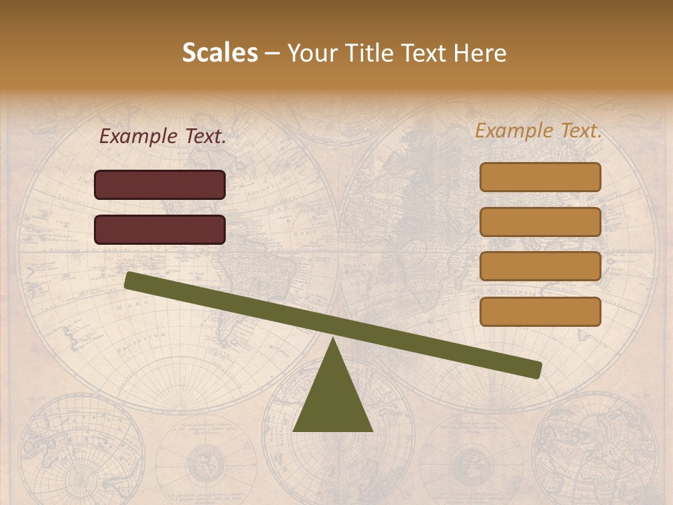 Old Map PowerPoint Template