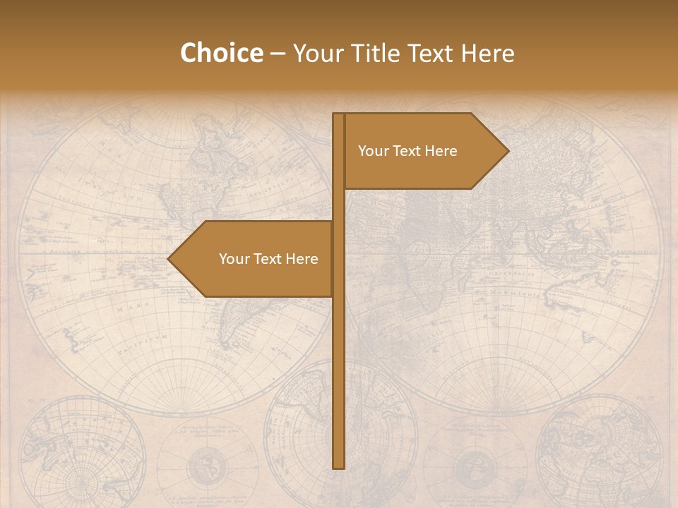 Old Map PowerPoint Template