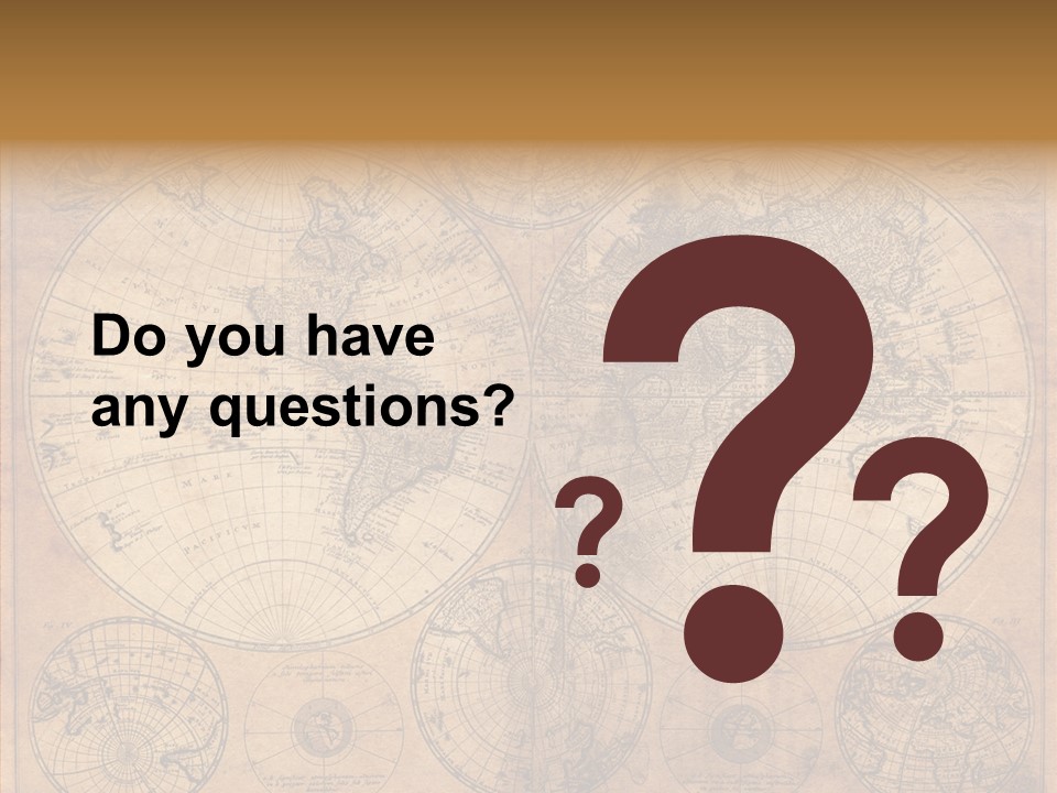 Old Map PowerPoint Template