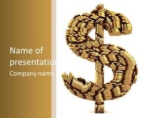 Dollar Sign PowerPoint Template