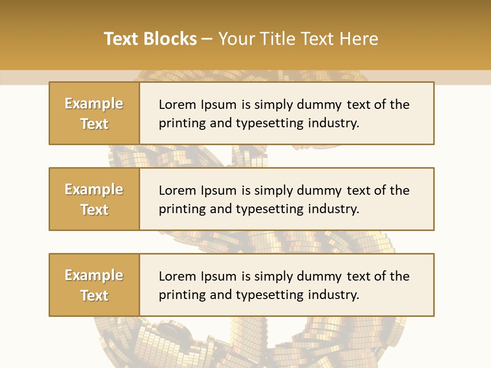 Dollar Sign PowerPoint Template