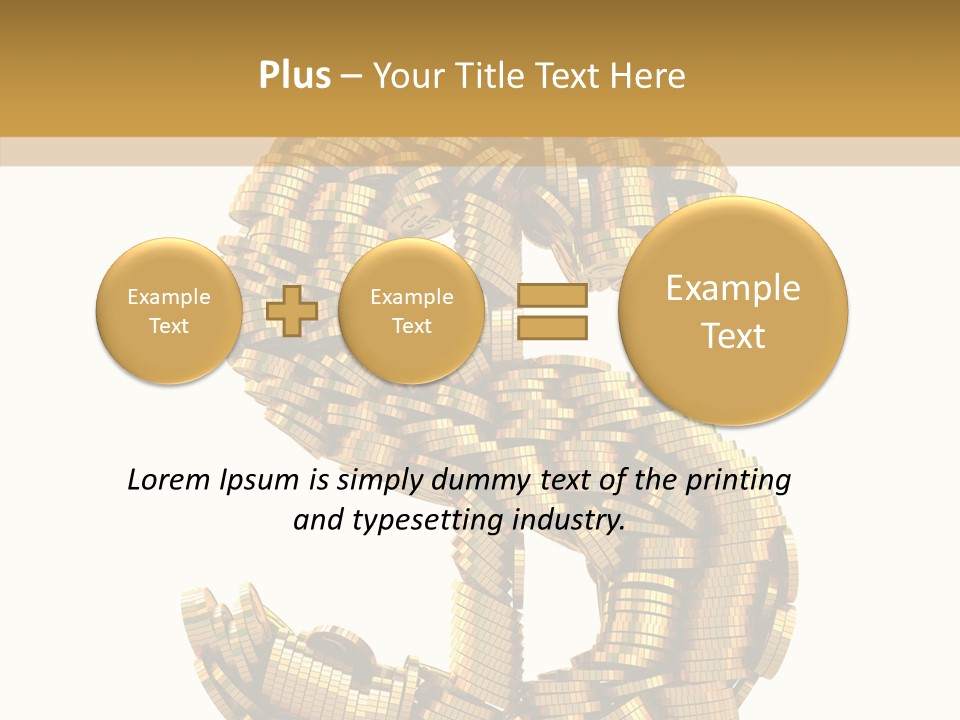 Dollar Sign PowerPoint Template
