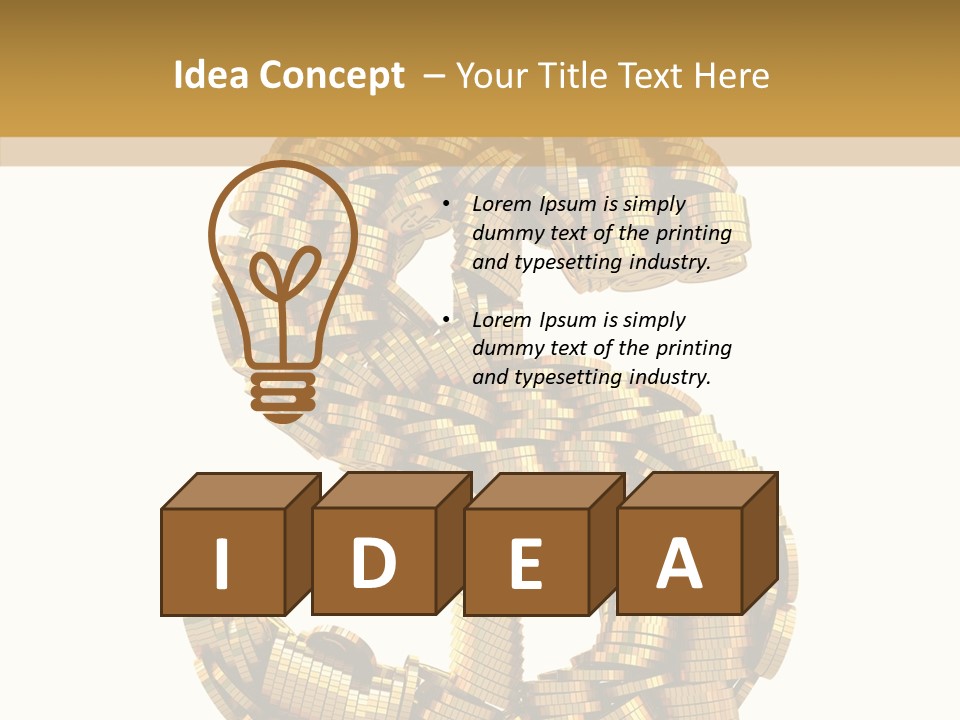 Dollar Sign PowerPoint Template