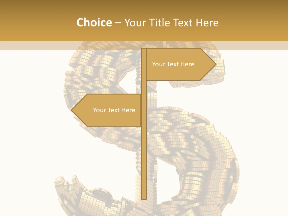 Dollar Sign PowerPoint Template