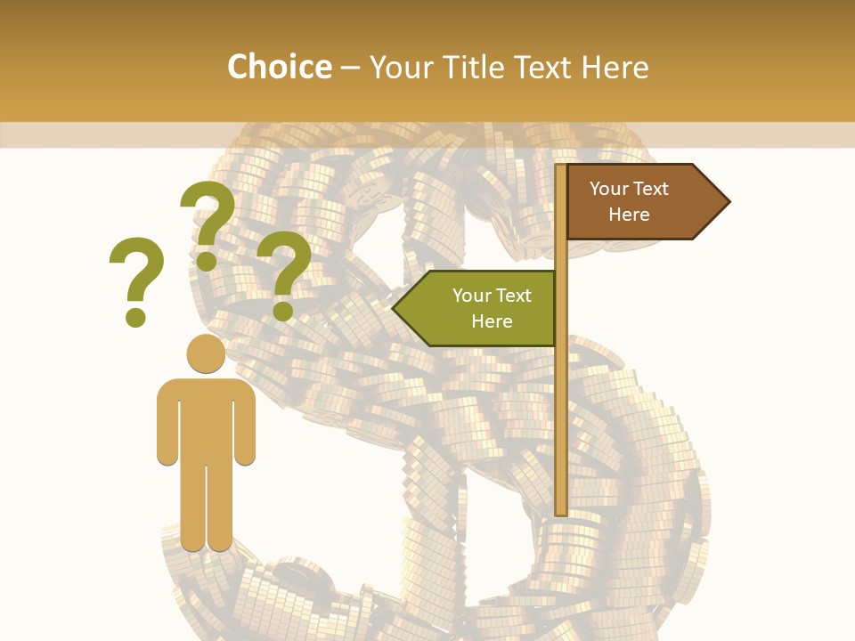 Dollar Sign PowerPoint Template