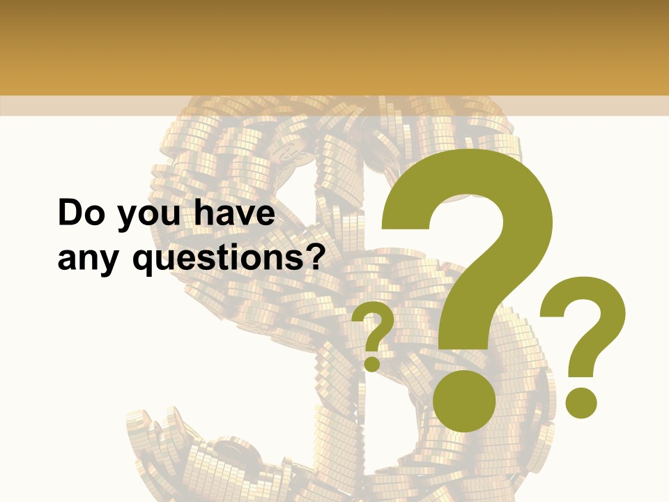 Dollar Sign PowerPoint Template