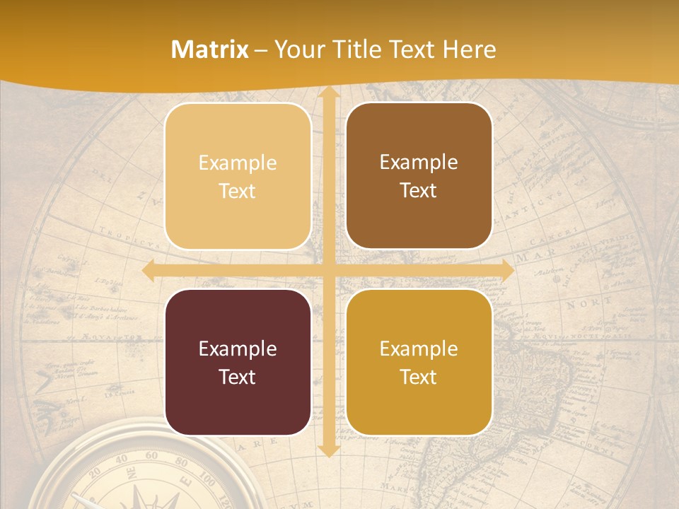 Vintage Map PowerPoint Template