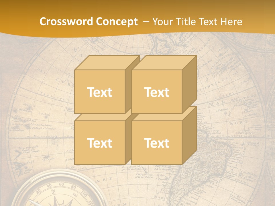 Vintage Map PowerPoint Template
