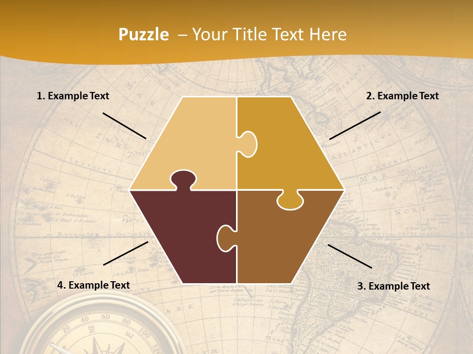 Vintage Map PowerPoint Template