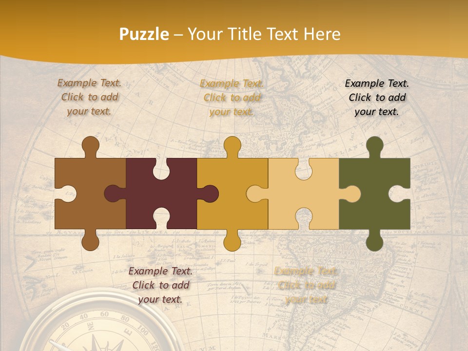 Vintage Map PowerPoint Template