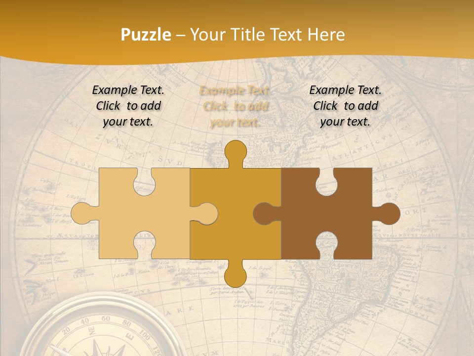 Vintage Map PowerPoint Template