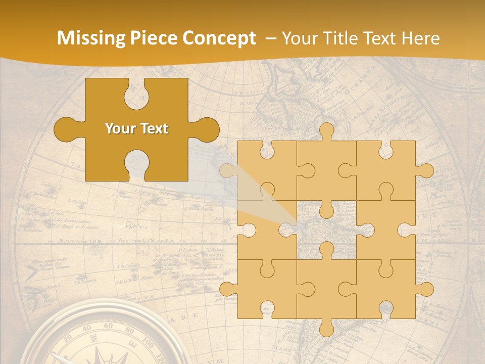 Vintage Map PowerPoint Template