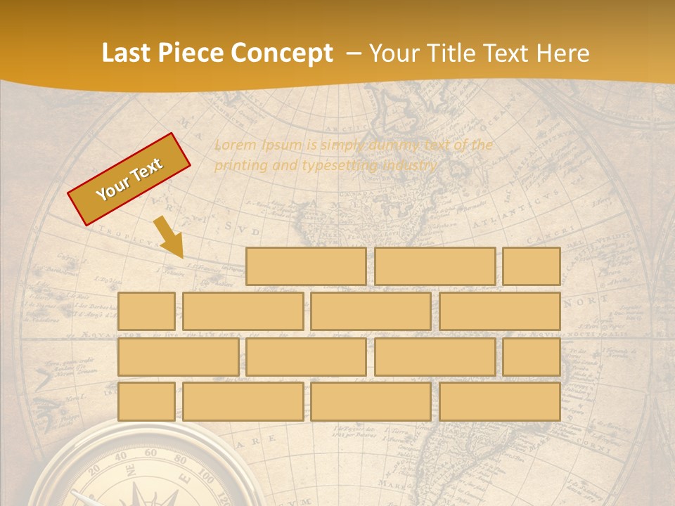 Vintage Map PowerPoint Template