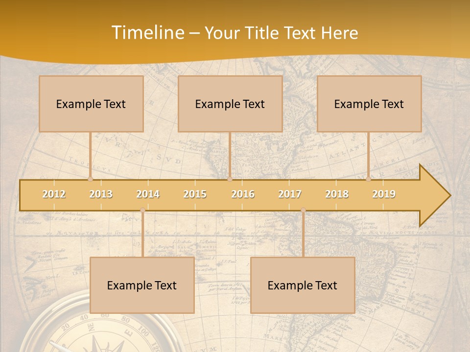 Vintage Map PowerPoint Template
