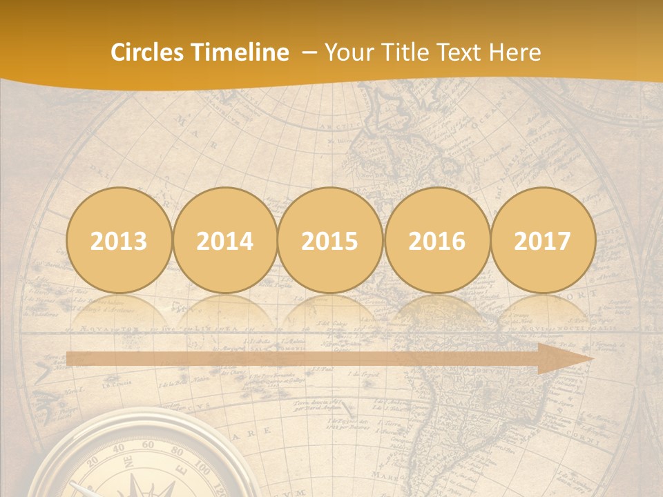 Vintage Map PowerPoint Template