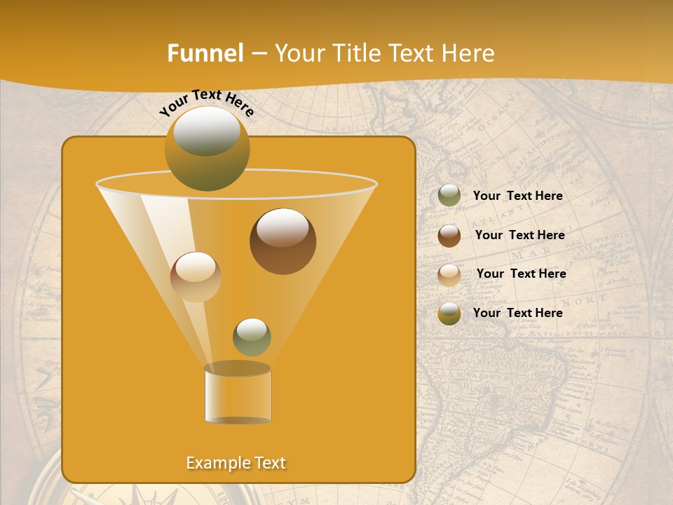 Vintage Map PowerPoint Template
