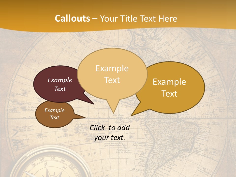 Vintage Map PowerPoint Template