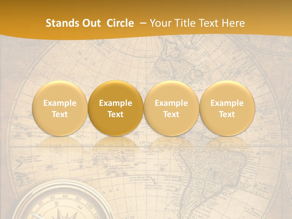 Vintage Map PowerPoint Template