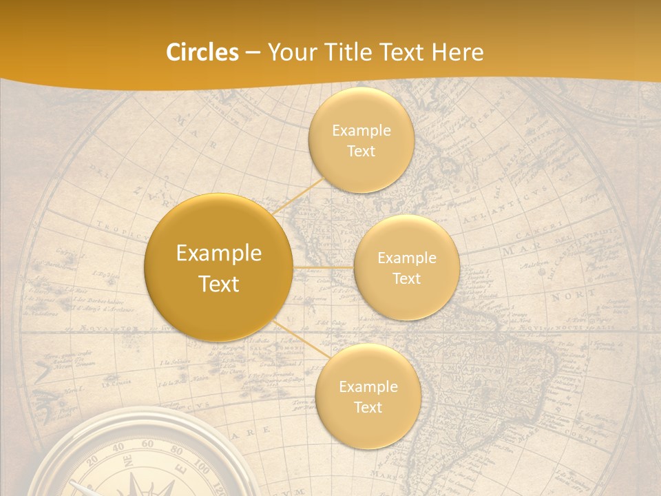 Vintage Map PowerPoint Template