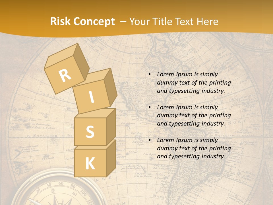 Vintage Map PowerPoint Template