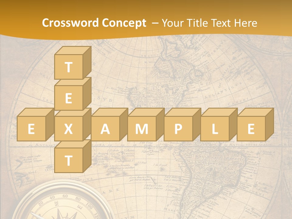 Vintage Map PowerPoint Template