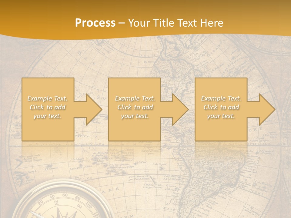 Vintage Map PowerPoint Template