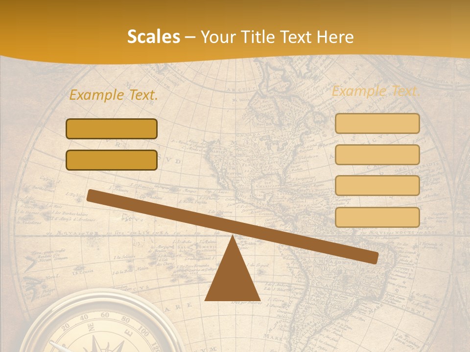 Vintage Map PowerPoint Template
