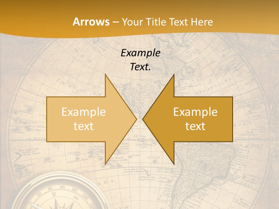 Vintage Map PowerPoint Template