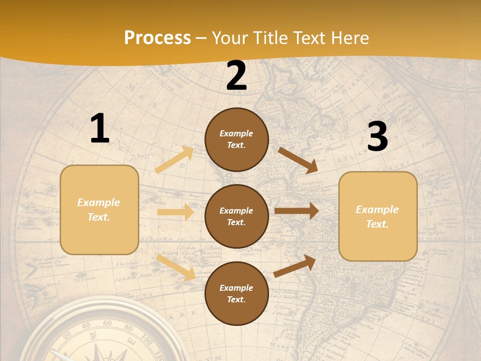 Vintage Map PowerPoint Template