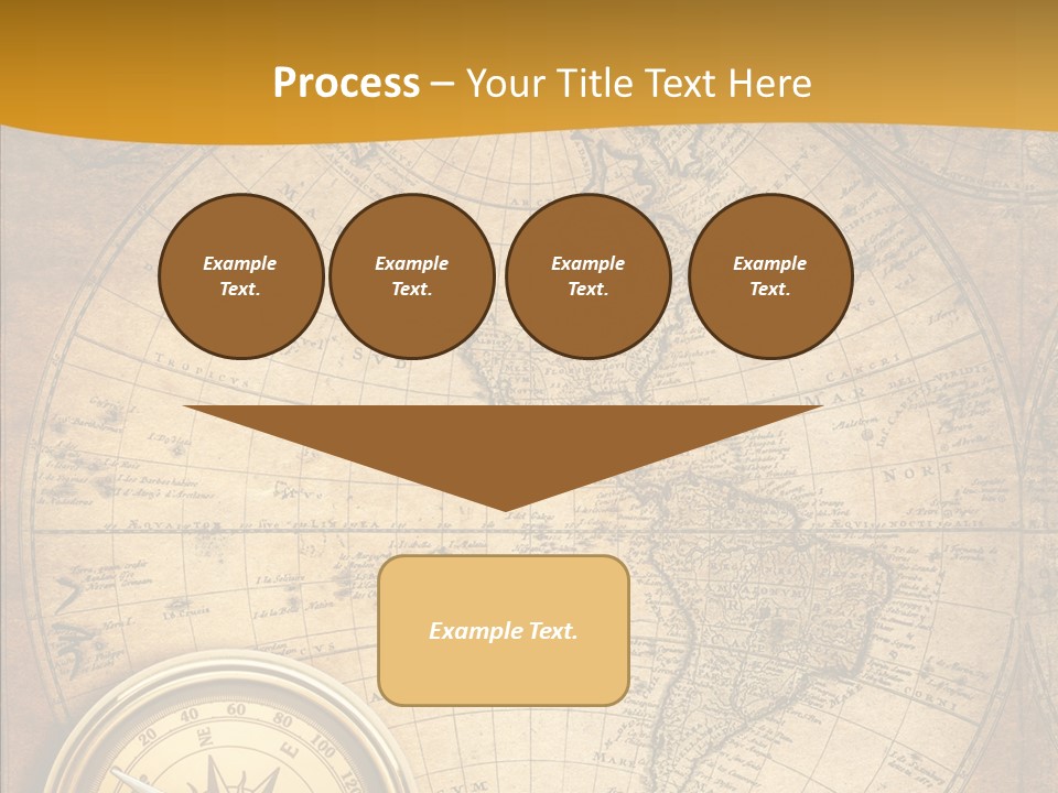 Vintage Map PowerPoint Template