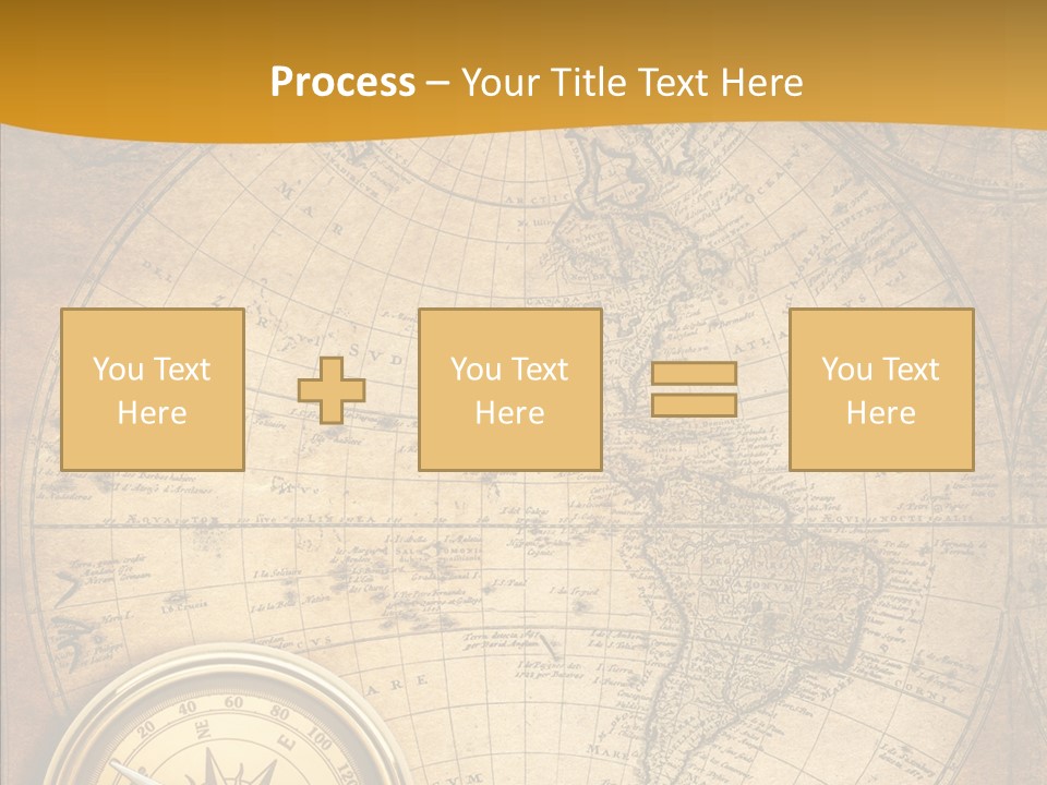 Vintage Map PowerPoint Template