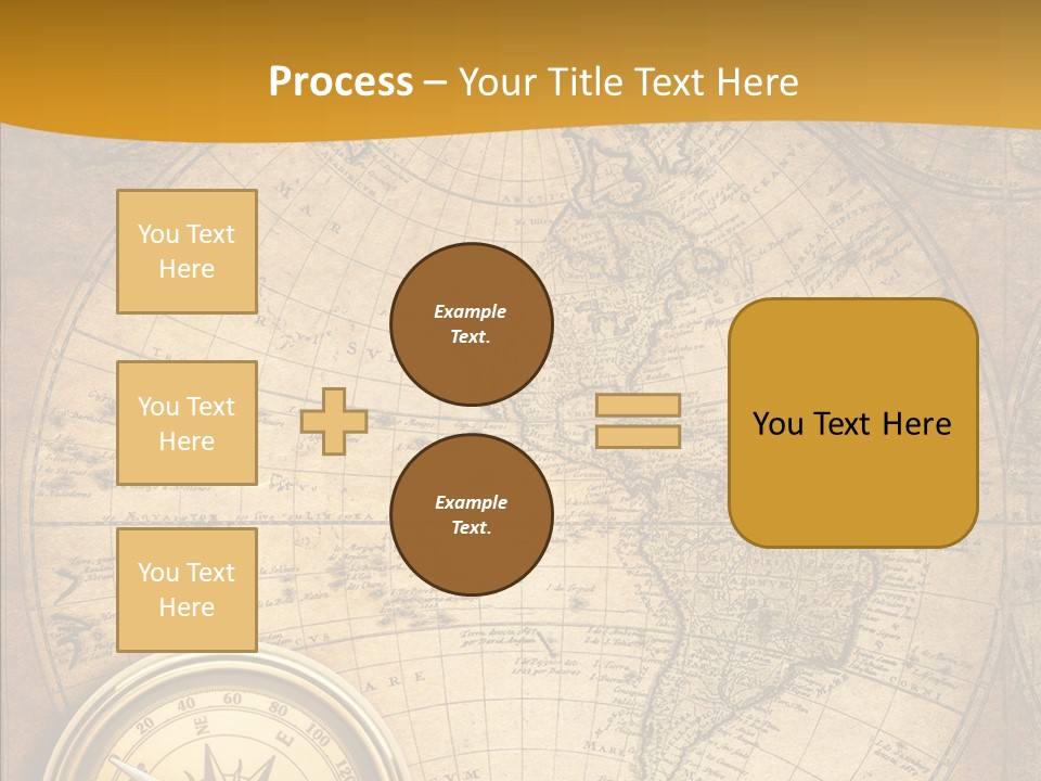 Vintage Map PowerPoint Template