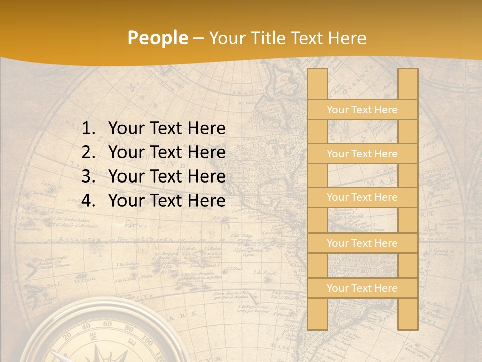 Vintage Map PowerPoint Template