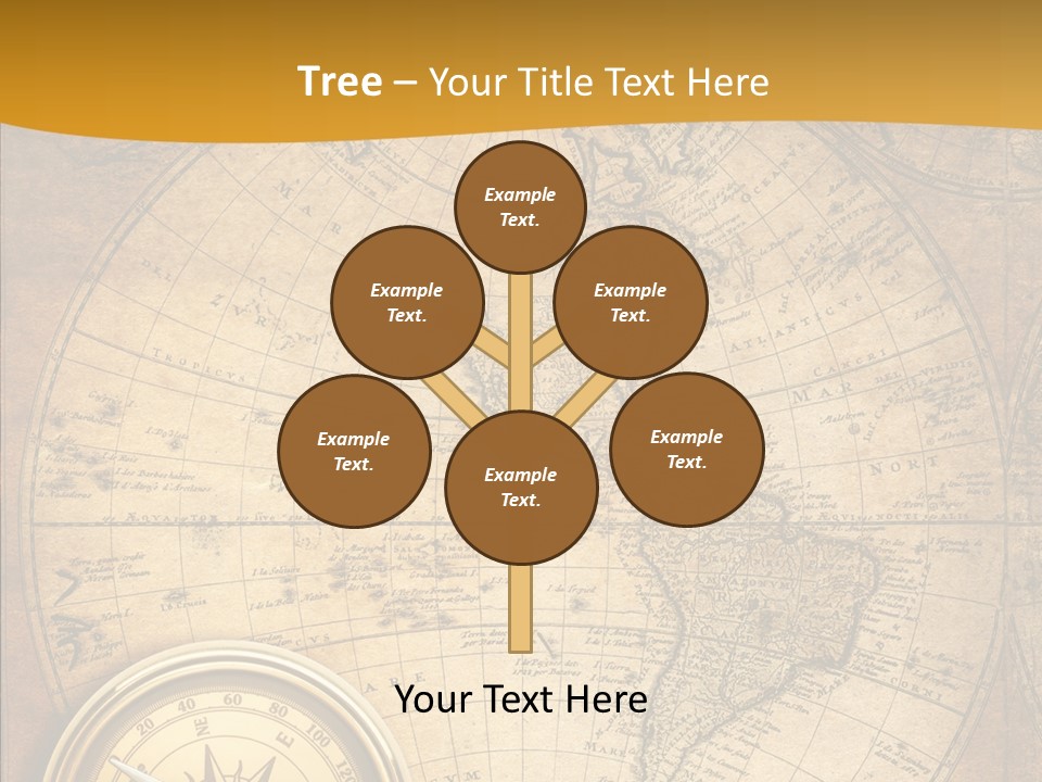Vintage Map PowerPoint Template