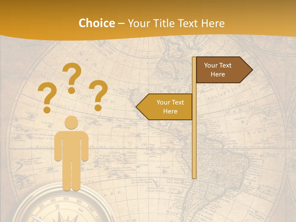 Vintage Map PowerPoint Template