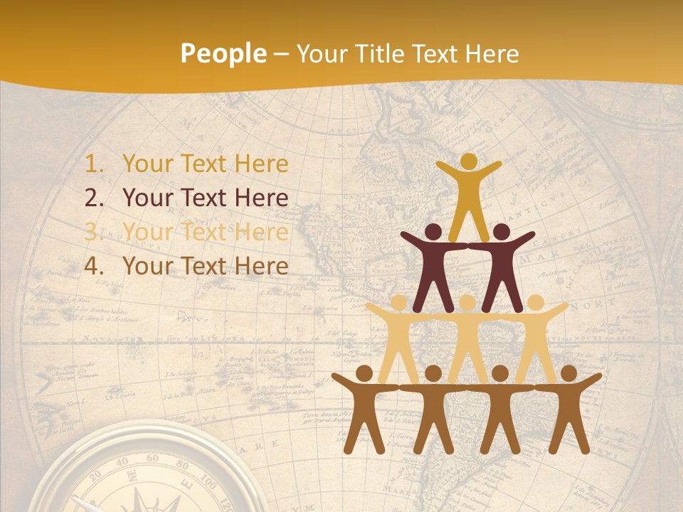 Vintage Map PowerPoint Template