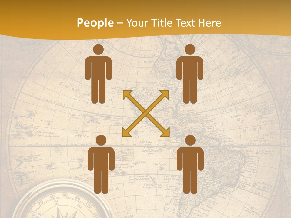 Vintage Map PowerPoint Template