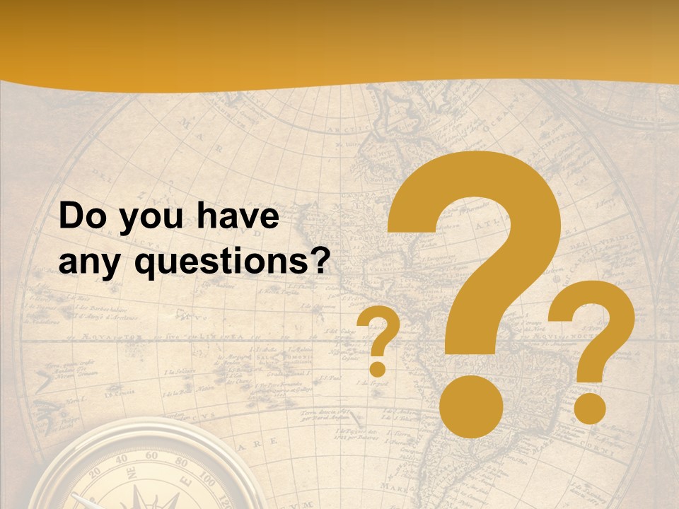 Vintage Map PowerPoint Template