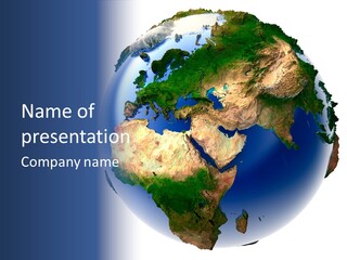 Globe 3D PowerPoint Template